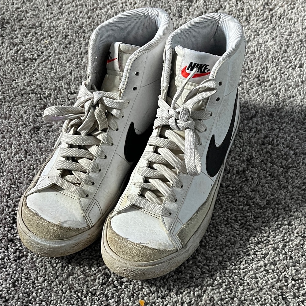 Nike High-Top Sneakers in White
